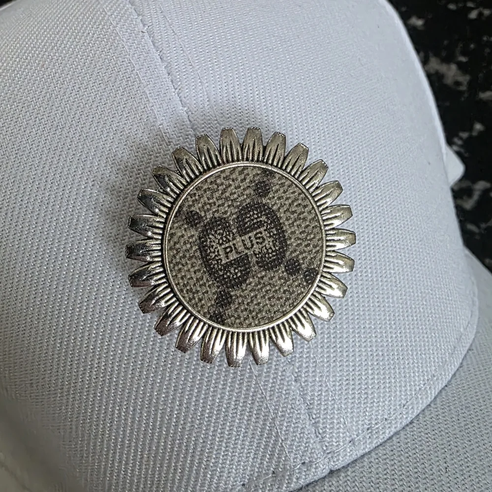 Upcycled Gucci Pendant Hat One Size Fits All Adjustable Back